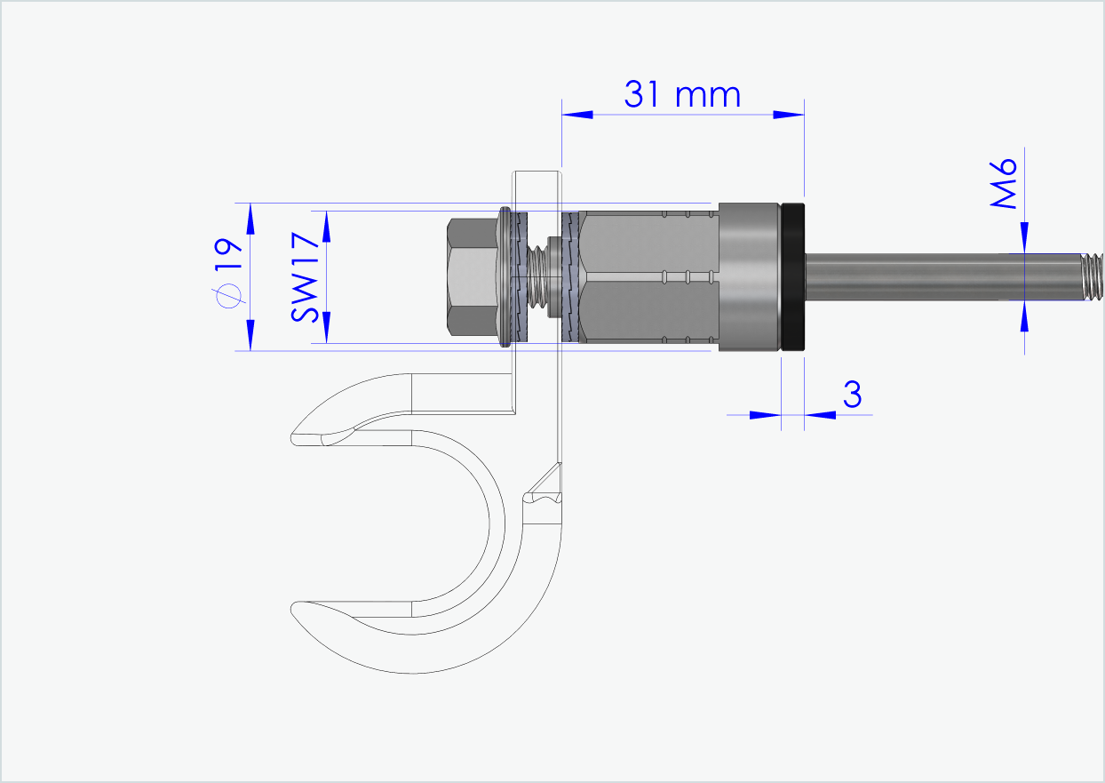 Adaptador universal para bujes de engranaje Enviolo hasta 2023 | apto para Thule, Qeridoo, Burley, Prophete, Hamax, Trixie y muchos otros