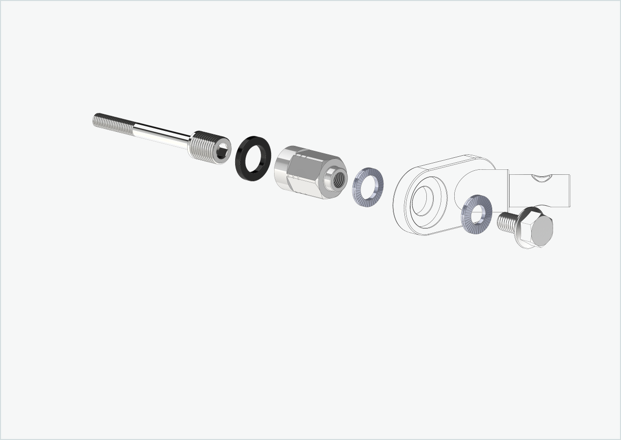 Adaptador universal para bujes de engranaje Enviolo hasta 2023 | apto para Thule, Qeridoo, Burley, Prophete, Hamax, Trixie y muchos otros