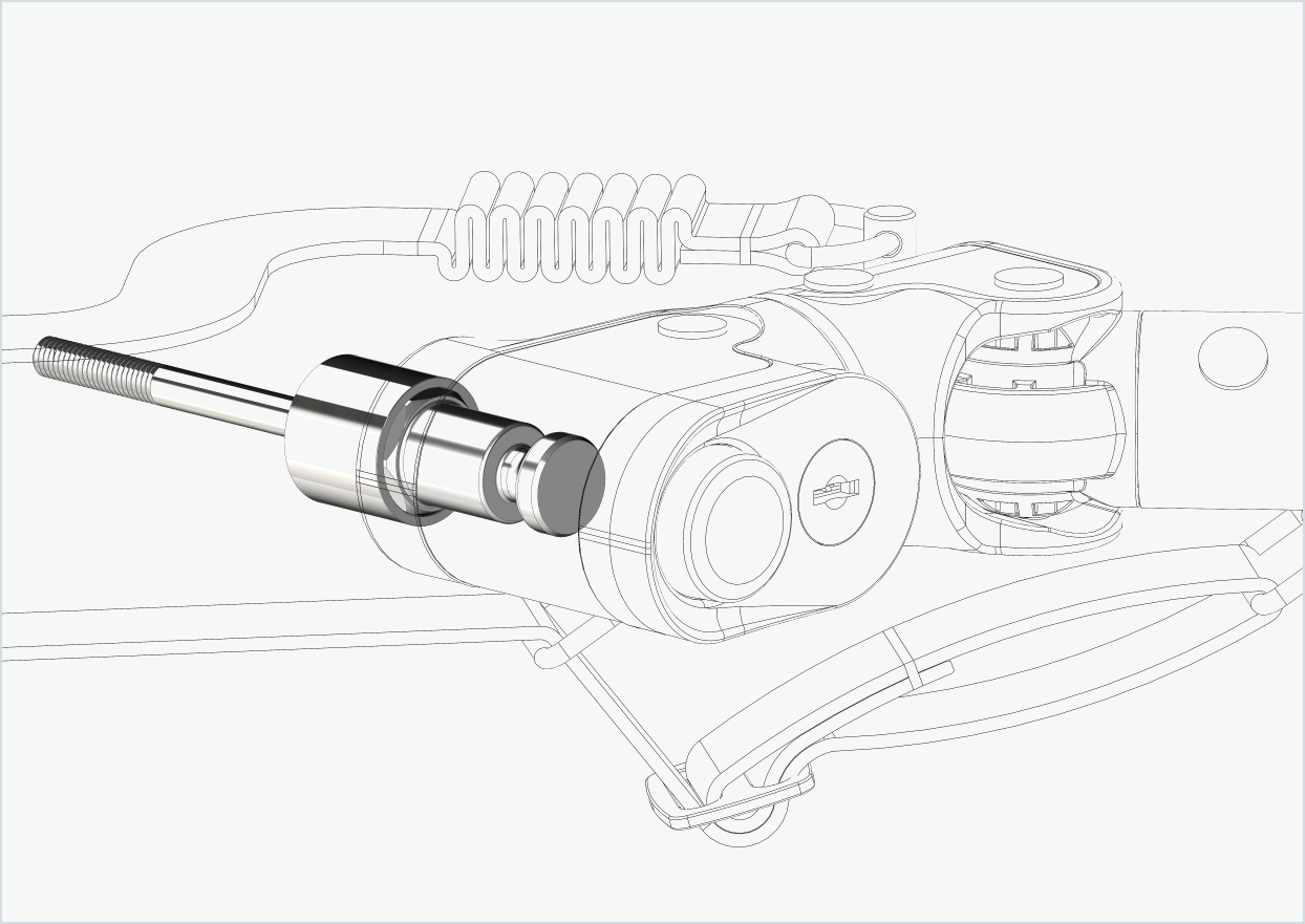 Adaptador para bujes de engranaje Enviolo hasta 2023 | apto para Croozer a partir de 2018