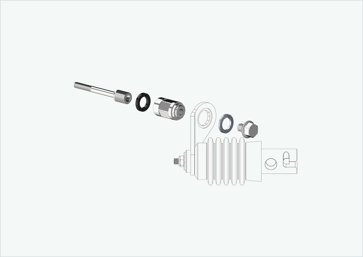 Adaptador poligonal para bujes de engranaje Enviolo hasta 2023 | adecuado para embragues Weber tipo: E - EL - ES
