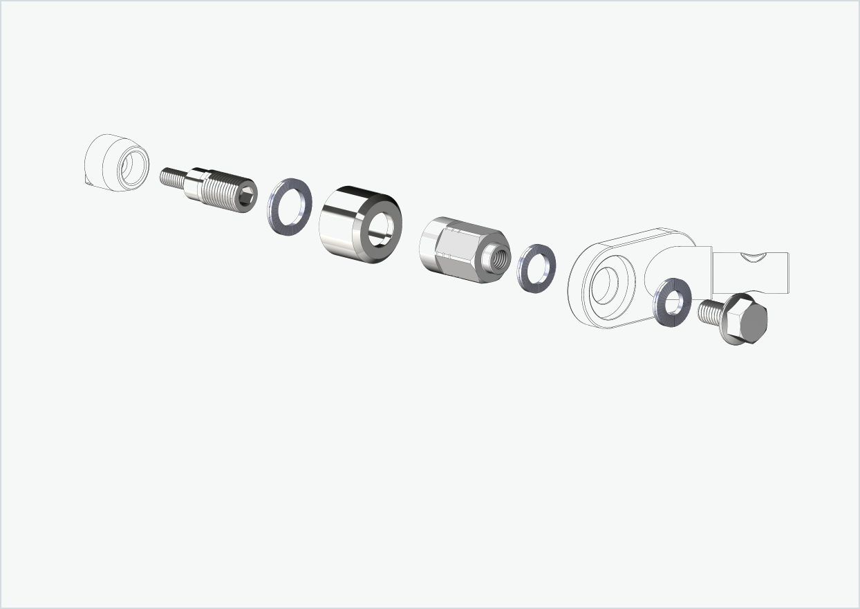 Adaptador universal para motor HYENA-HRN | apto para Thule, Qeridoo, Burley, Prophete, Hamax, Trixie y muchos más