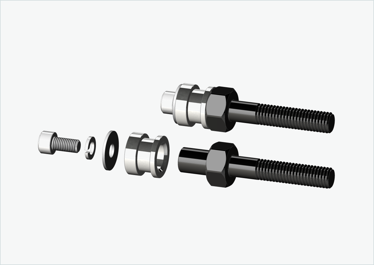 Juego de adaptadores de rosca BOB YAK / IBEX | para bujes de engranaje Enviolo a partir de 2024