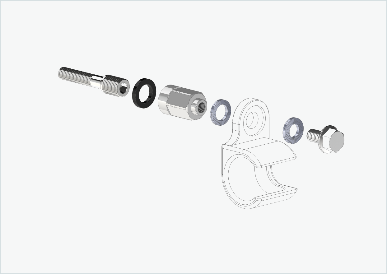 Adaptador universal para bujes de cambio Enviolo a partir de 2024 | apto para Thule, Qeridoo, Burley, Prophete, Hamax, Trixie y muchos más.