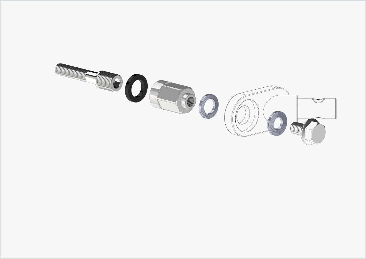 Adaptador universal para bujes de cambio Enviolo a partir de 2024 | apto para Thule, Qeridoo, Burley, Prophete, Hamax, Trixie y muchos más.