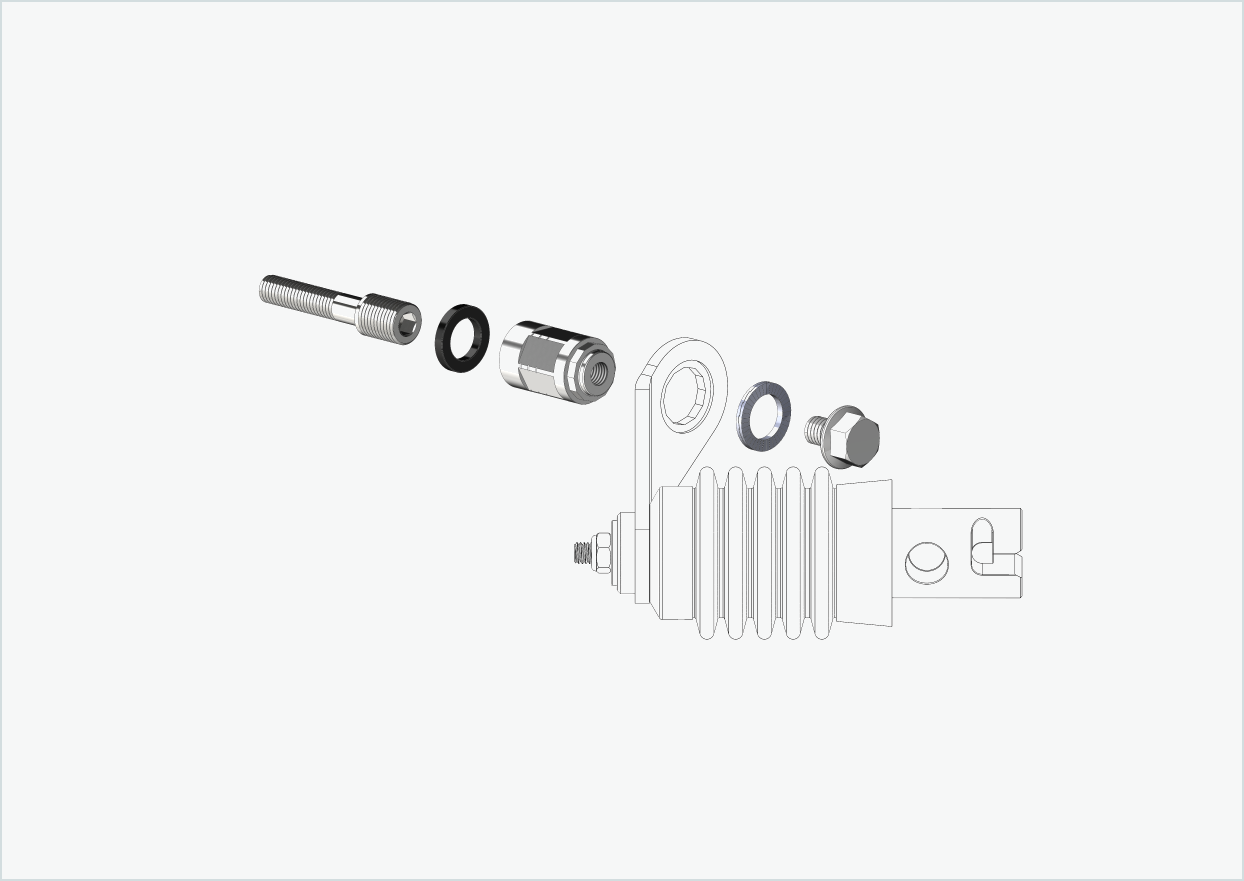 Adaptador poligonal para bujes de engranaje Enviolo a partir de 2024 | adecuado para embragues Weber tipo: E - EL - ES