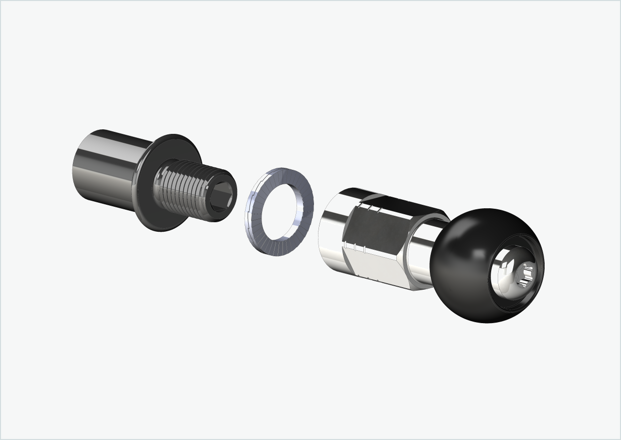 Vaquero 4 - Adaptador de rosca corto - M12 x 1,25 | Paquete con juego de adaptadores Burley COHO XC