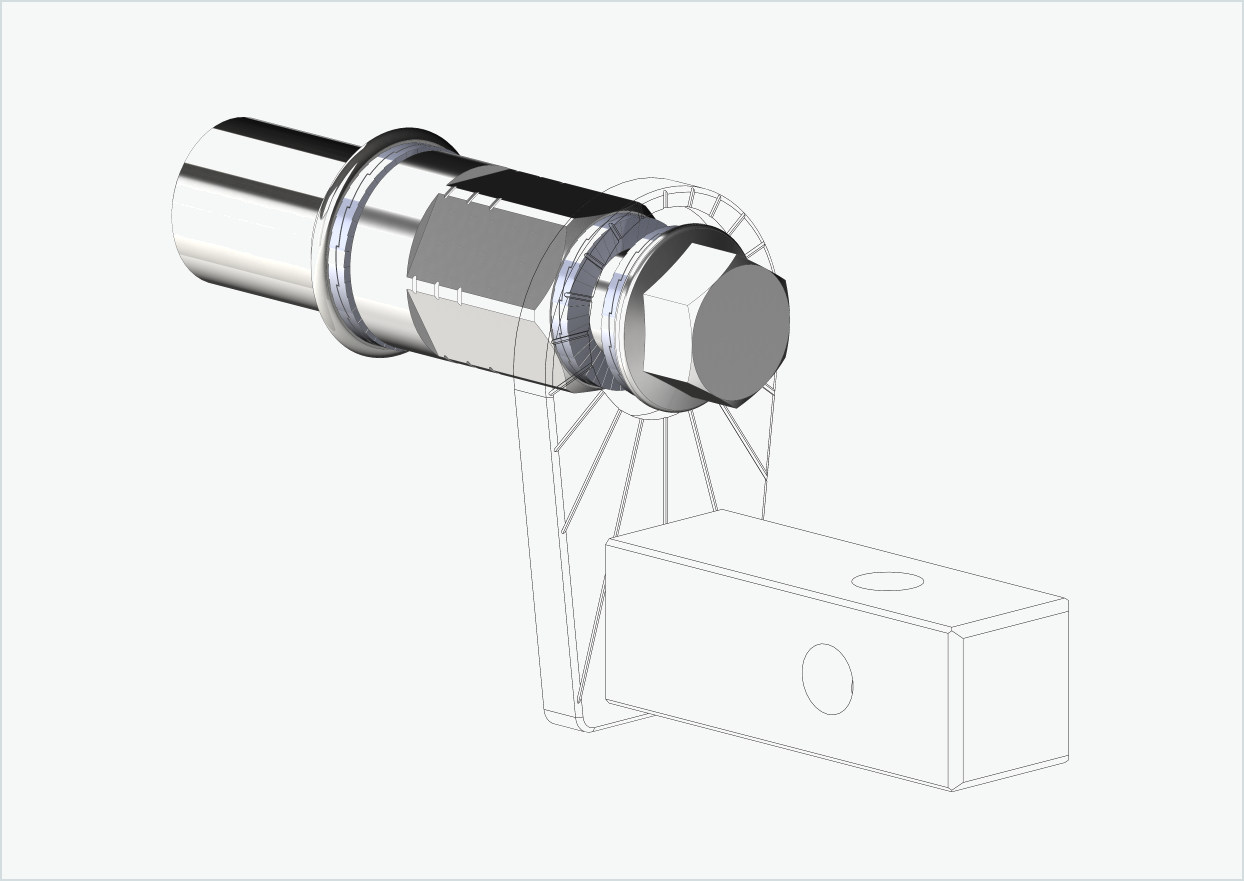 Vaquero 4 - Adaptador de rosca corto - M12 x 1,25 | Paquete con adaptador universal