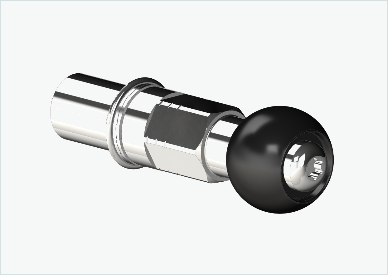 Adaptador roscado corto - M12 x 1,25 | apto para COWBOY - Classic - Cruiser - Cruiser ST