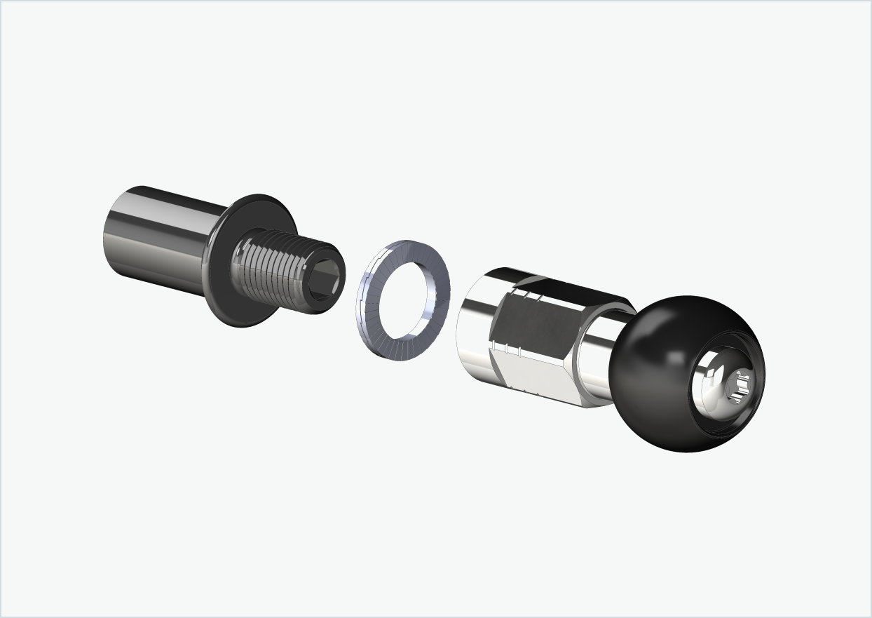 Vaquero 4 - Adaptador de rosca largo - M12 x 1,25 | Paquete con juego de adaptadores Burley COHO XC