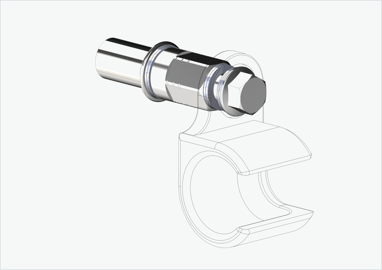 Vaquero 4 - Adaptador de rosca largo - M12 x 1,25 | Paquete con adaptador universal