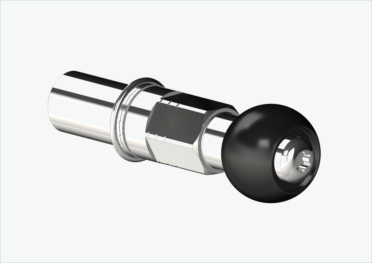 Adaptador roscado largo - M12 x 1,25 | apto para COWBOY - Cross - Cross ST