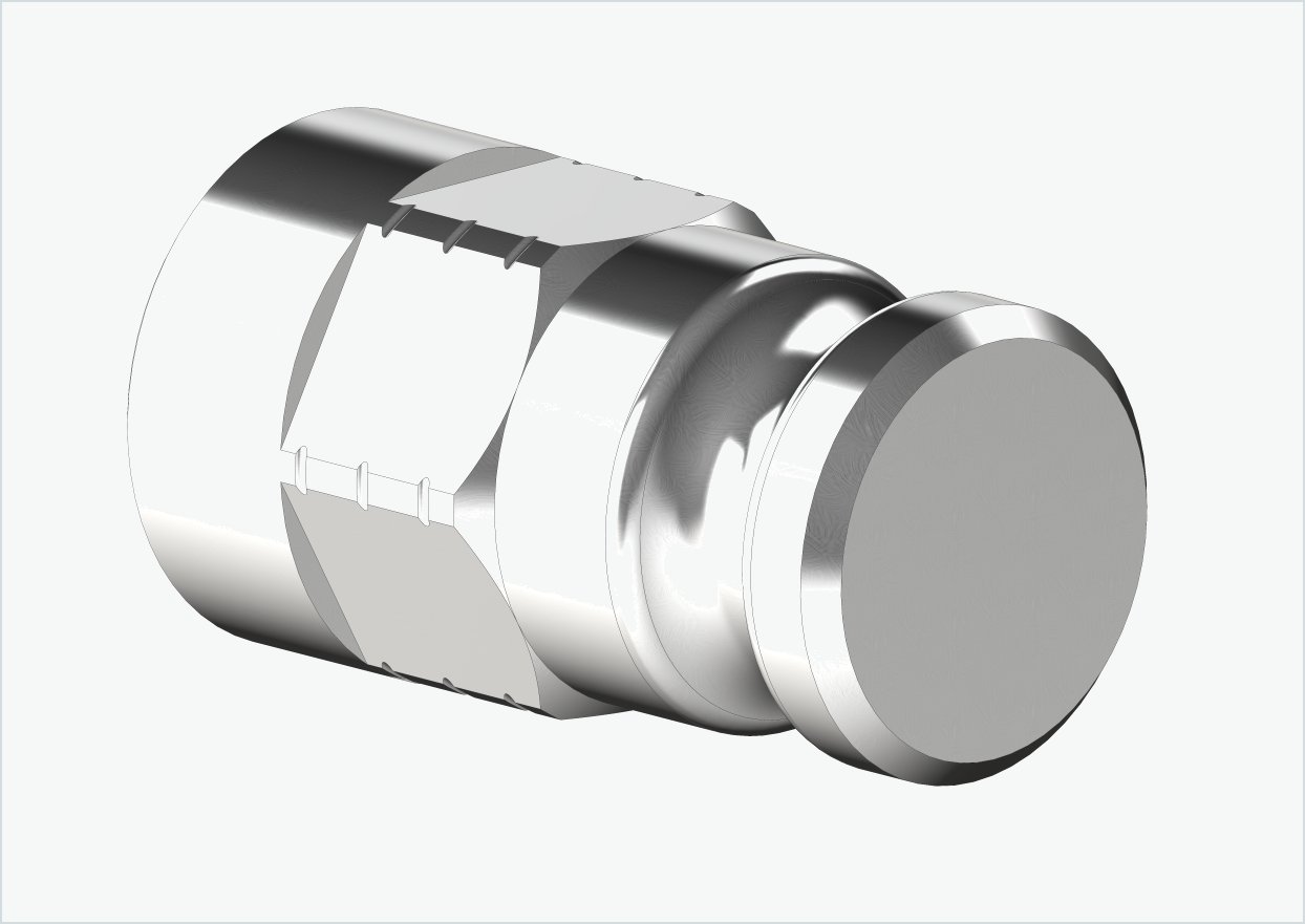 Adaptador eje macizo - M12 x 1,25 | para Leggero (BECCO)