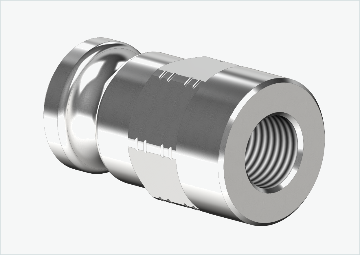 Adaptador eje macizo - FG 10.5 - (13/32 x 26) | para Leggero (BECCO)