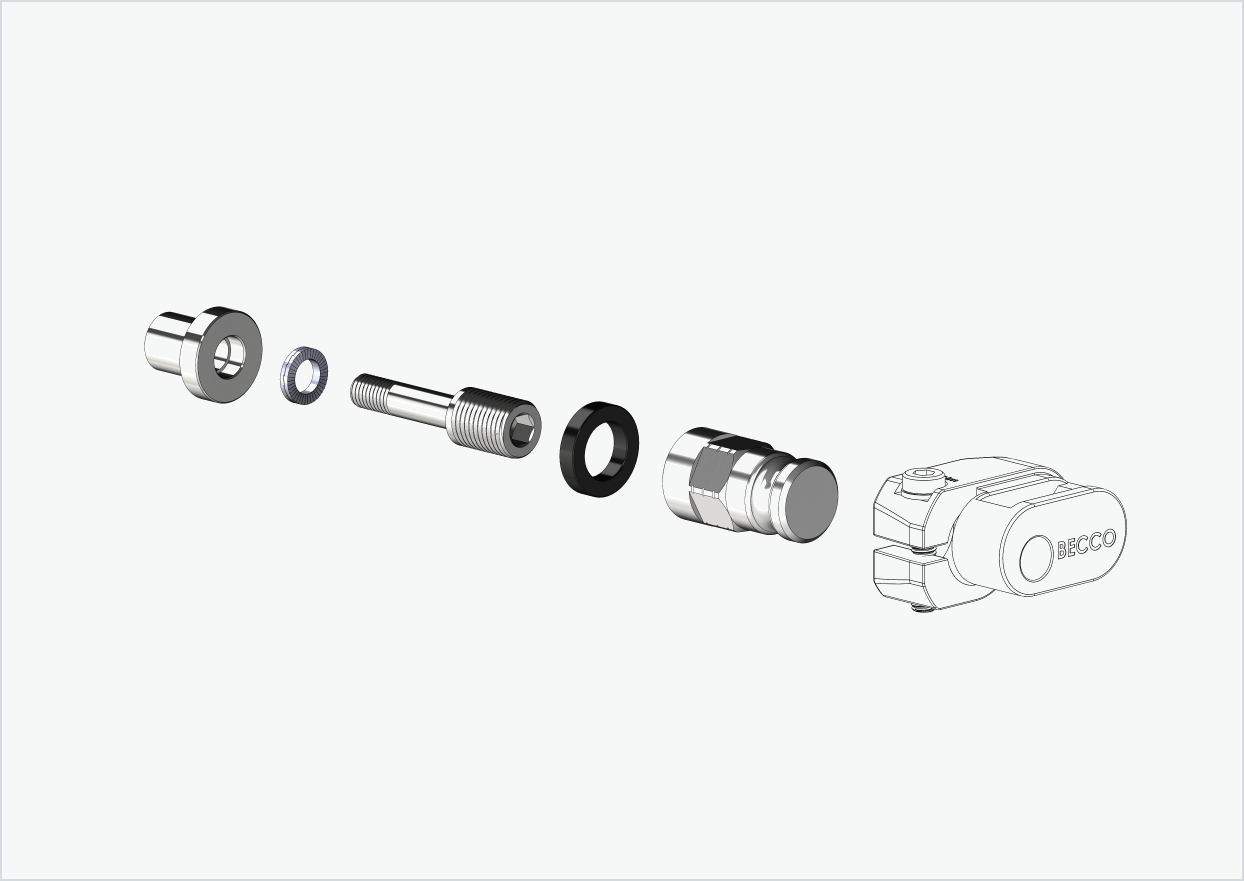 Adaptador XL para buje Rohloff Speedhub 500-14 / A12 | adecuado para Leggero con sistema BECCO