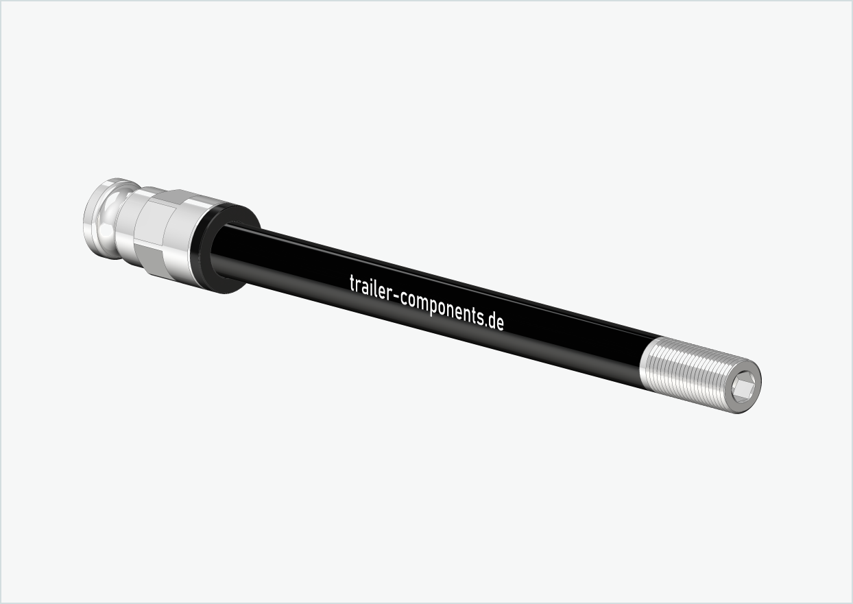 Eje pasante con adaptador / M12 x 1,00 | para remolques Leggero con sistema BECCO