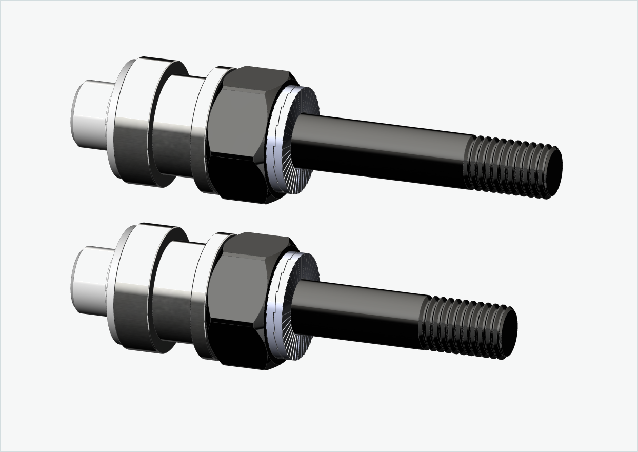 BOB YAK / IBEX juego de adaptadores de rosca (30mm/36mm) | para Rohloff Speedhub 500-14 / A12