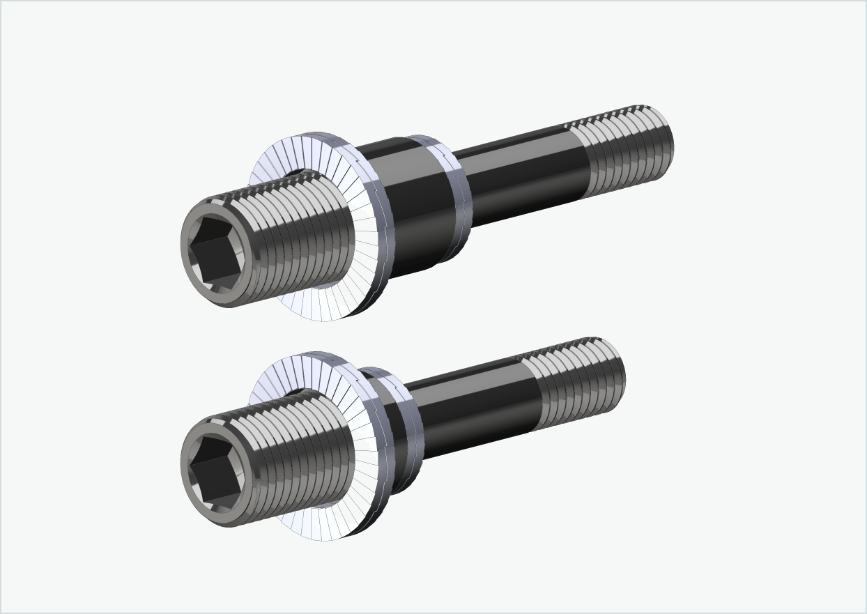 Juego de adaptadores de rosca Burley COHO XC | para HASE PINO con Rohloff Speedhub 500-14 / A12