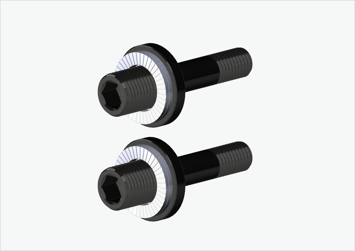 Juego de adaptadores de rosca Burley COHO XC (30mm/30mm) | para Rohloff Speedhub 500-14 / A12