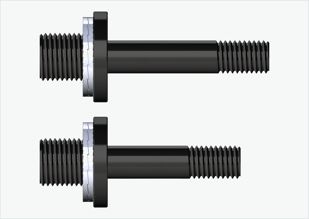 Juego de adaptadores de rosca Burley COHO XC (30mm/36mm) | para Rohloff Speedhub 500-14 / A12