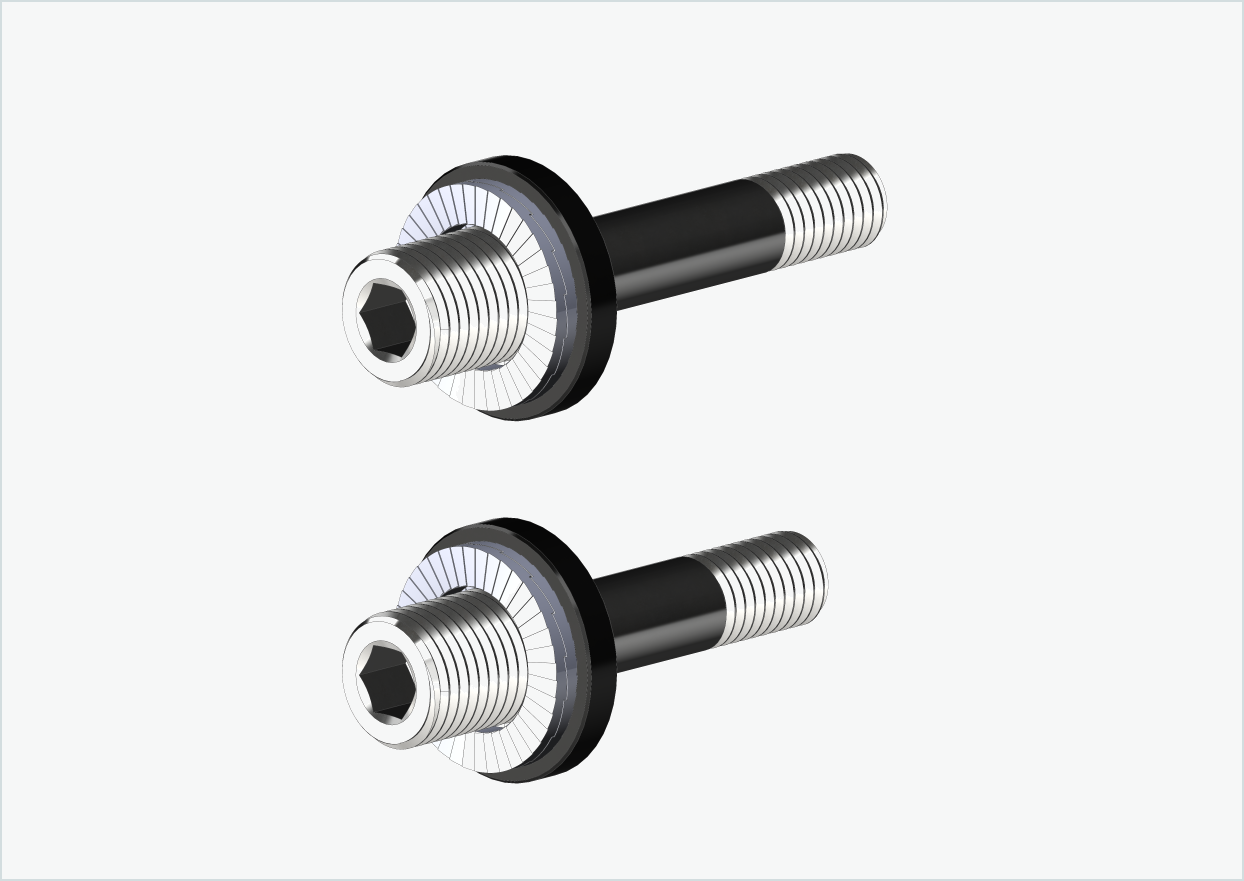 Juego de adaptadores de rosca Burley COHO XC (30mm/36mm) | para Rohloff Speedhub 500-14 / A12