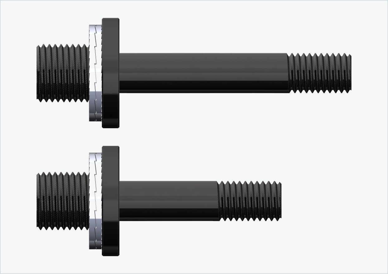 Juego de adaptadores de rosca Burley COHO XC (30mm/42mm) | para Rohloff Speedhub 500-14 / A12
