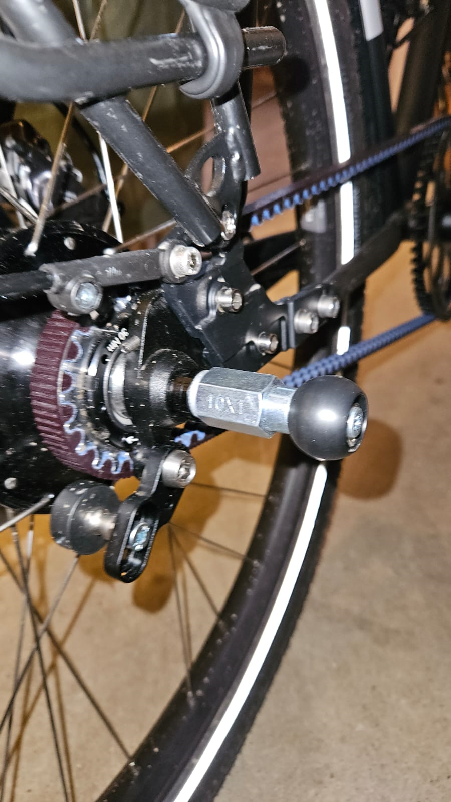 Juego de adaptadores de rosca Burley COHO XC (30mm/30mm) | para Rohloff Speedhub 500-14 / A12