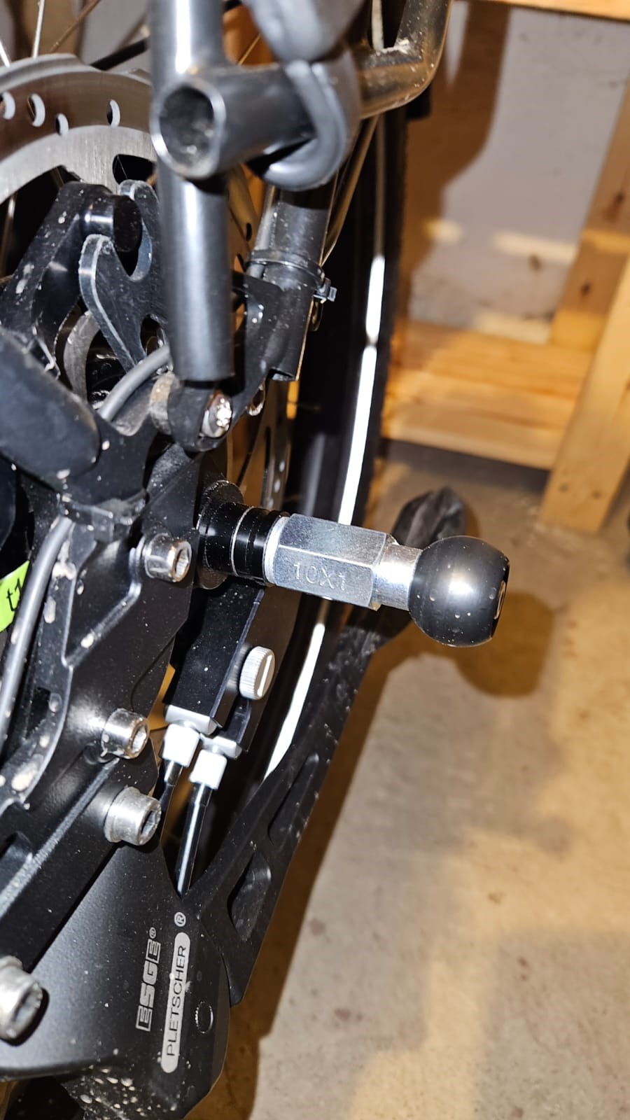 Juego de adaptadores de rosca Burley COHO XC (30mm/42mm) | para Rohloff Speedhub 500-14 / A12