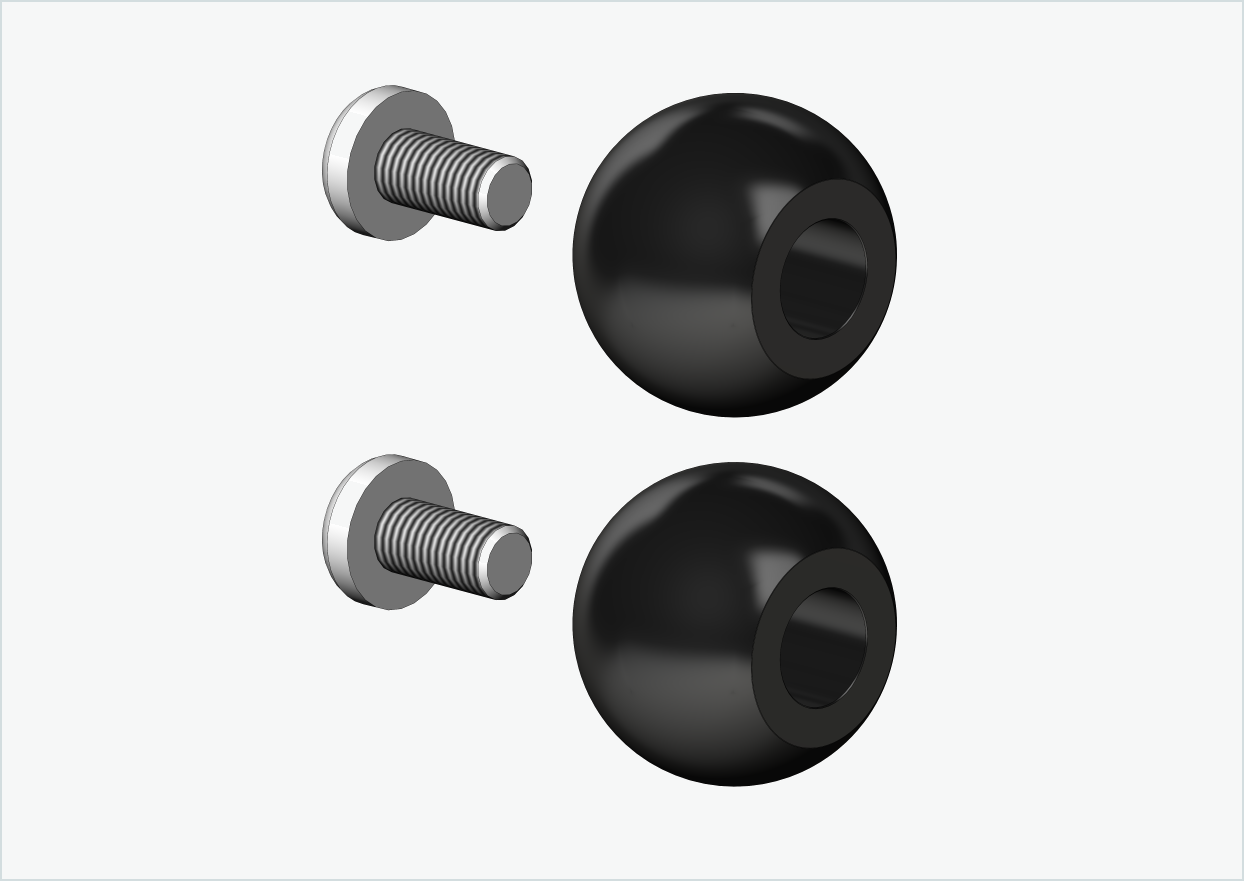 Juego de bolas de repuesto para Burley COHO XC