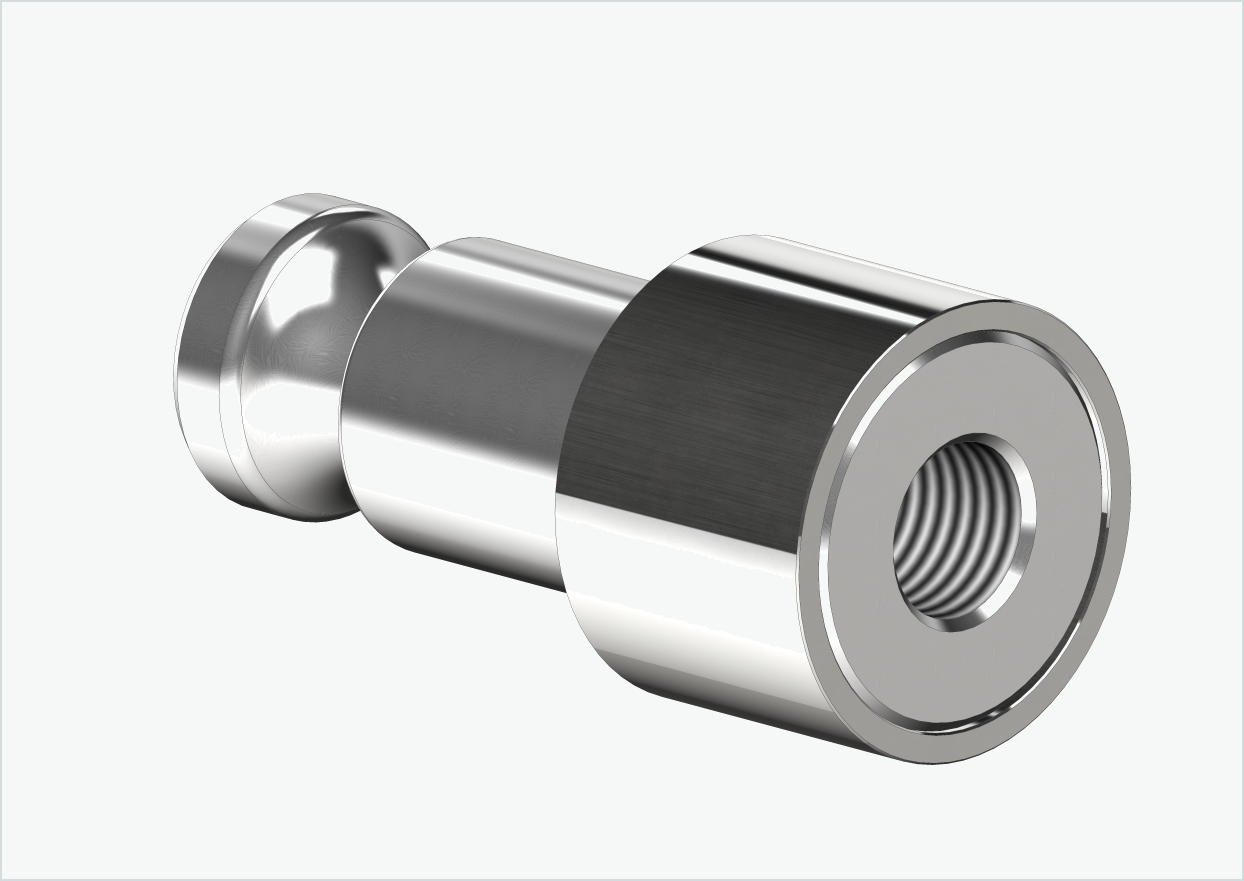 Adaptador eje macizo - FG 9.5 - (3/8 x 26) | para remolques Croozer a partir de 2018
