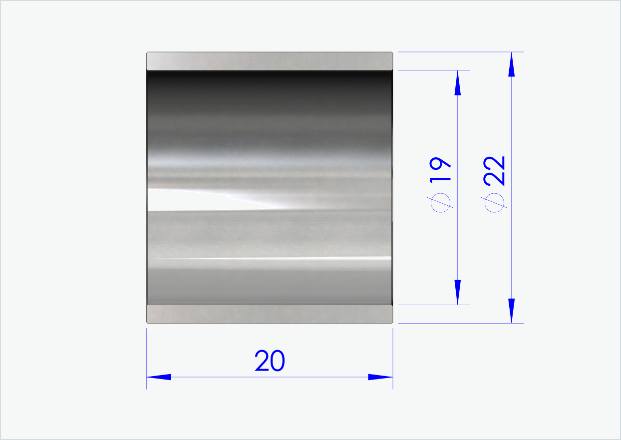 Casquillo de cierre 20 mm