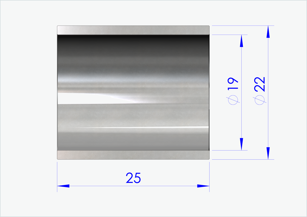 Casquillo de cierre 25 mm