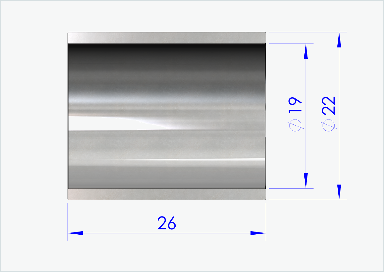 Casquillo de cierre 26mm