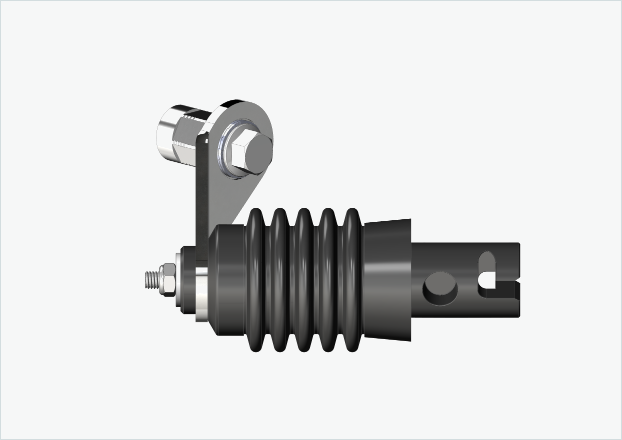 Adaptador eje macizo - M12 x 1,00