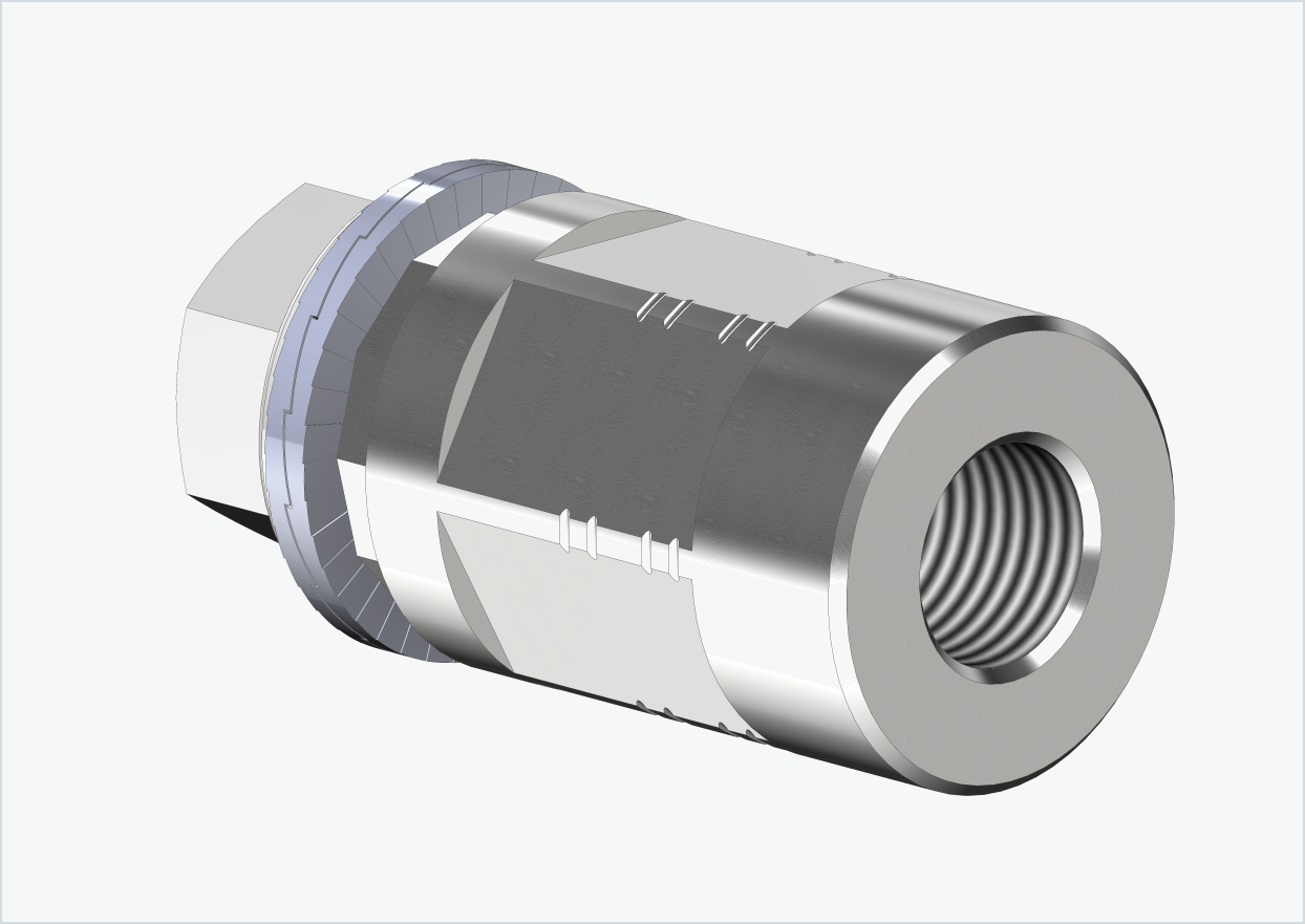 Adaptador eje macizo - FG 10.5 - (13/32 x 26)