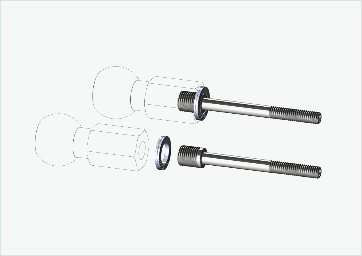 Juego de adaptadores de rosca Burley COHO XC | para bujes con engranaje Enviolo hasta 2023