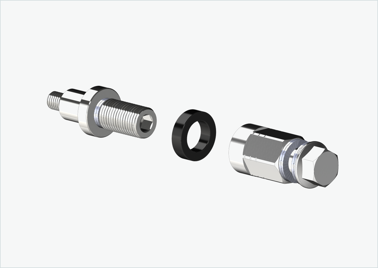 Adaptador Universal XL para buje Rohloff Speedhub 500-14 / A12 | apto para Thule, Qeridoo, Burley, Prophete, Hamax, Trixie y muchos otros