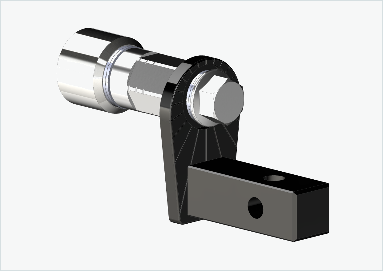 Adaptador universal para motor HYENA-HRN | apto para Thule, Qeridoo, Burley, Prophete, Hamax, Trixie y muchos más