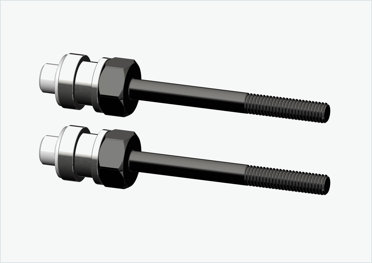 Juego de adaptadores de rosca BOB YAK / IBEX | para bujes de engranaje Enviolo hasta 2023