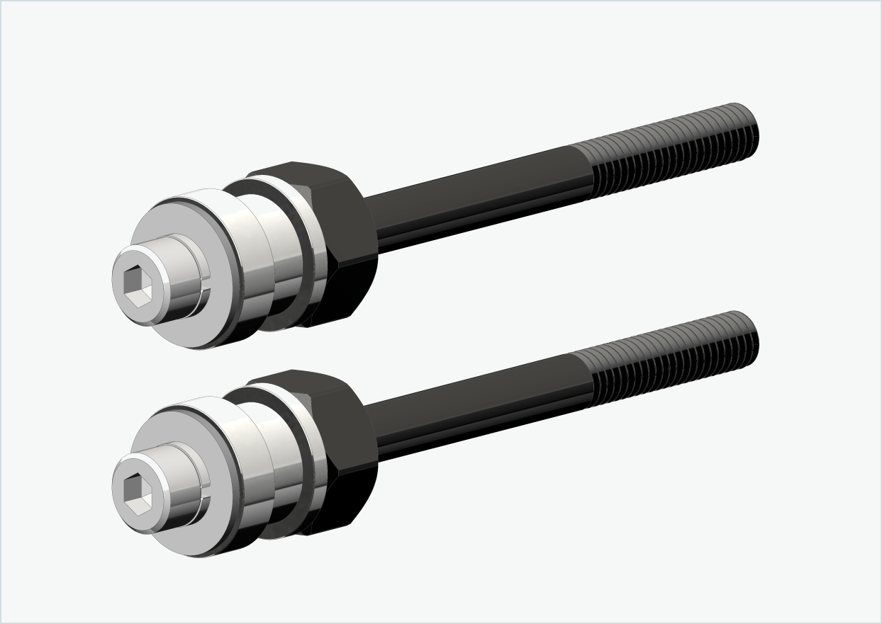 Juego de adaptadores de rosca BOB YAK / IBEX | para bujes de engranaje Enviolo hasta 2023