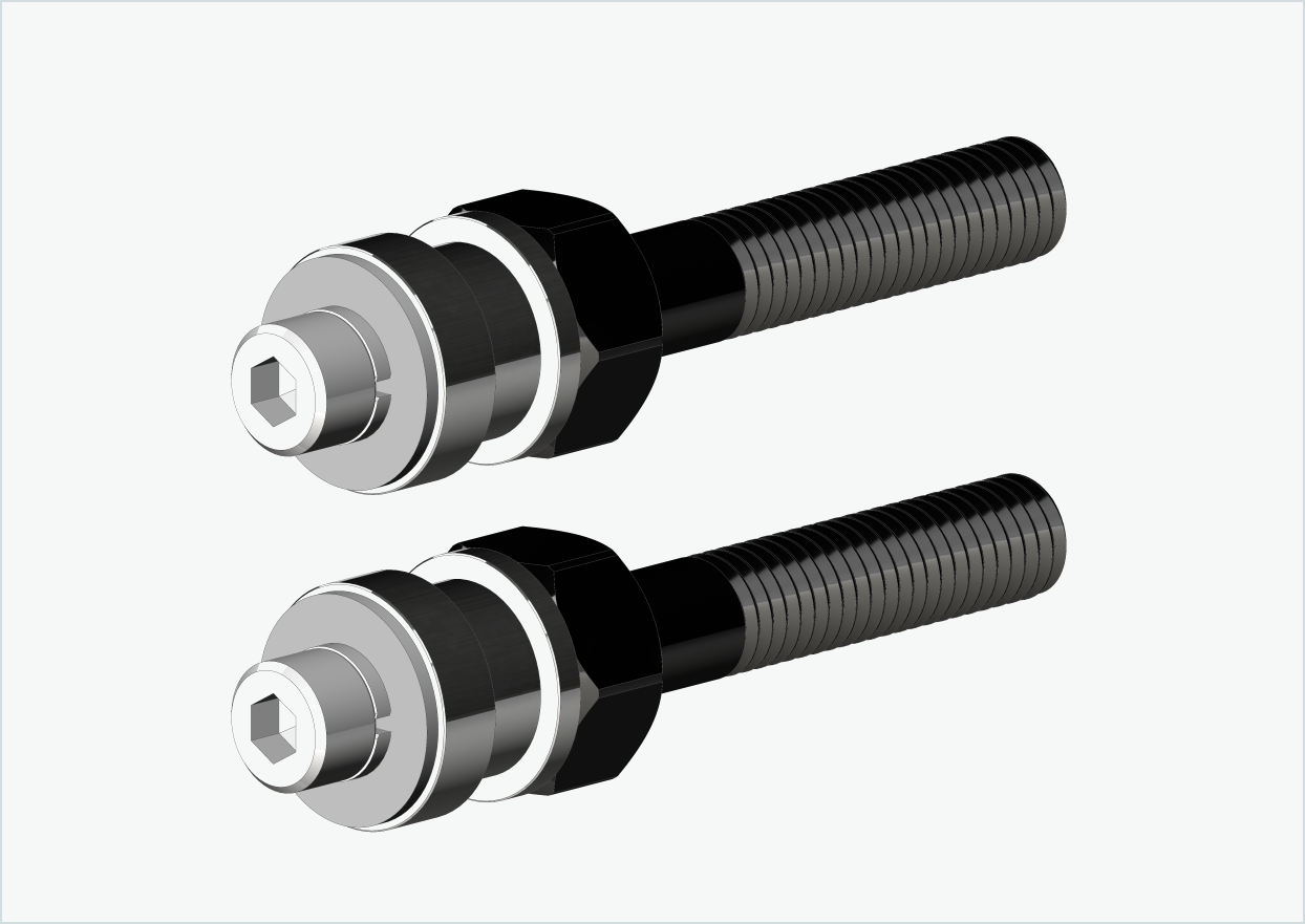 Juego de adaptadores de rosca BOB YAK / IBEX | para bujes de engranaje Enviolo a partir de 2024