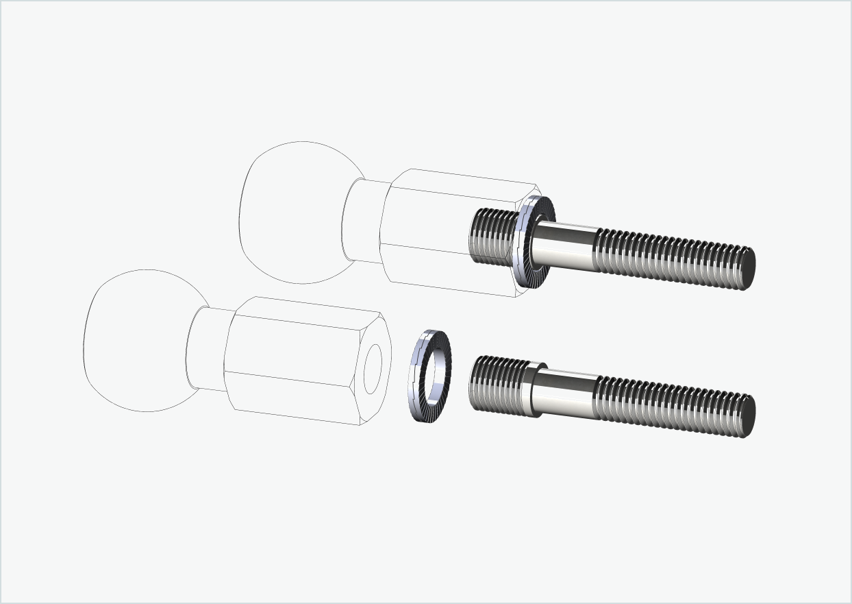 Juego de adaptadores de rosca Burley COHO XC | para bujes con engranaje Enviolo a partir de 2024