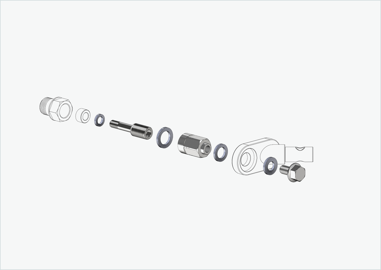 Adaptador universal para HASE PINO con Rohloff Speedhub A12 | adecuado para Thule, Qeridoo, Burley, Prophete, Hamax, Trixie y muchos más.