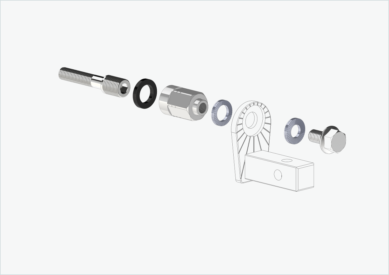 Adaptador universal para bujes de cambio Enviolo a partir de 2024 | apto para Thule, Qeridoo, Burley, Prophete, Hamax, Trixie y muchos más.
