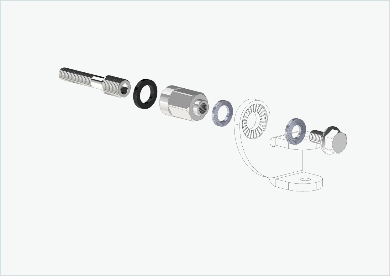 Adaptador universal para bujes de cambio Enviolo a partir de 2024 | apto para Thule, Qeridoo, Burley, Prophete, Hamax, Trixie y muchos más.