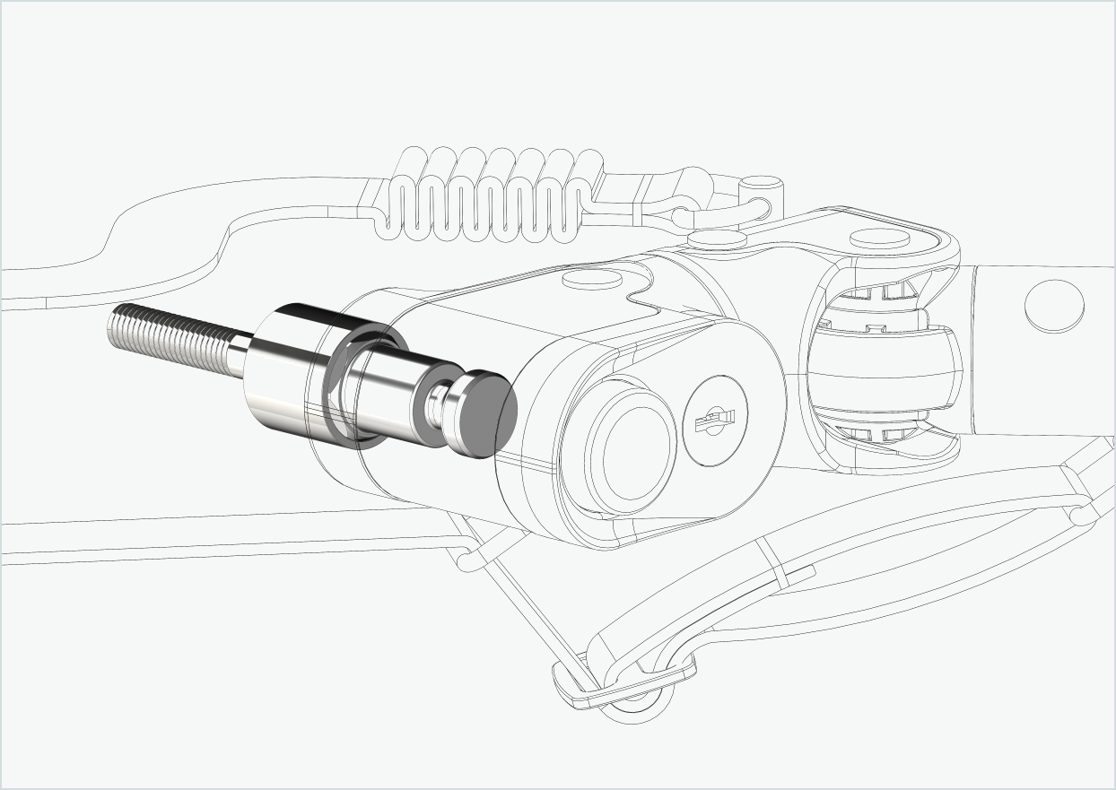 Adaptador para bujes de engranaje Enviolo a partir de 2024 | apto para Croozer a partir de 2018