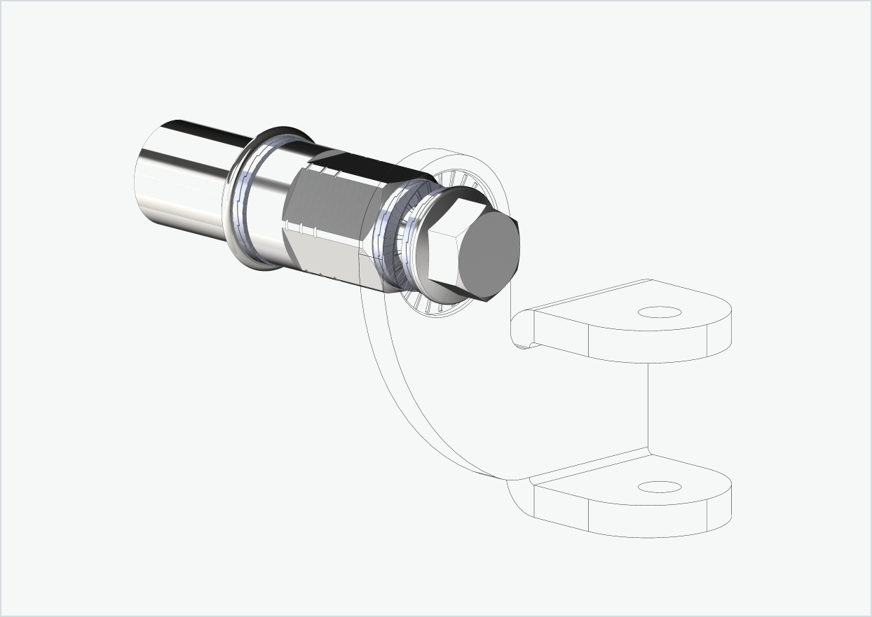 Vaquero 4 - Adaptador de rosca corto - M12 x 1,25 | Paquete con adaptador universal