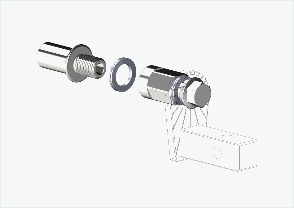 Vaquero 4 - Adaptador de rosca largo - M12 x 1,25 | Paquete con adaptador universal