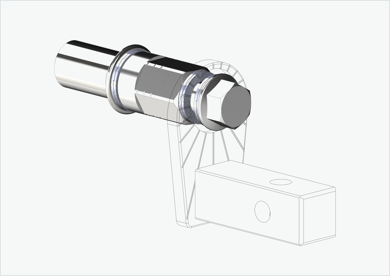 Vaquero 4 - Adaptador de rosca largo - M12 x 1,25 | Paquete con adaptador universal