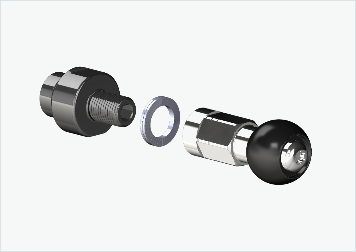 ORBEA Diem - Adaptador roscado - M12 x 1,25 | Paquete con juego de adaptadores  Burley COHO XC