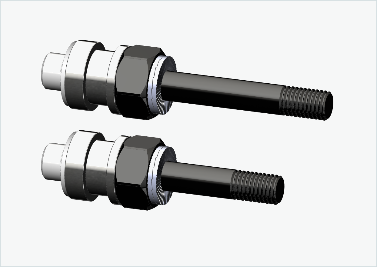BOB YAK / IBEX juego de adaptadores de rosca (30mm/42mm) | para Rohloff Speedhub 500-14 / A12